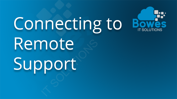 Connecting to Remote Support
